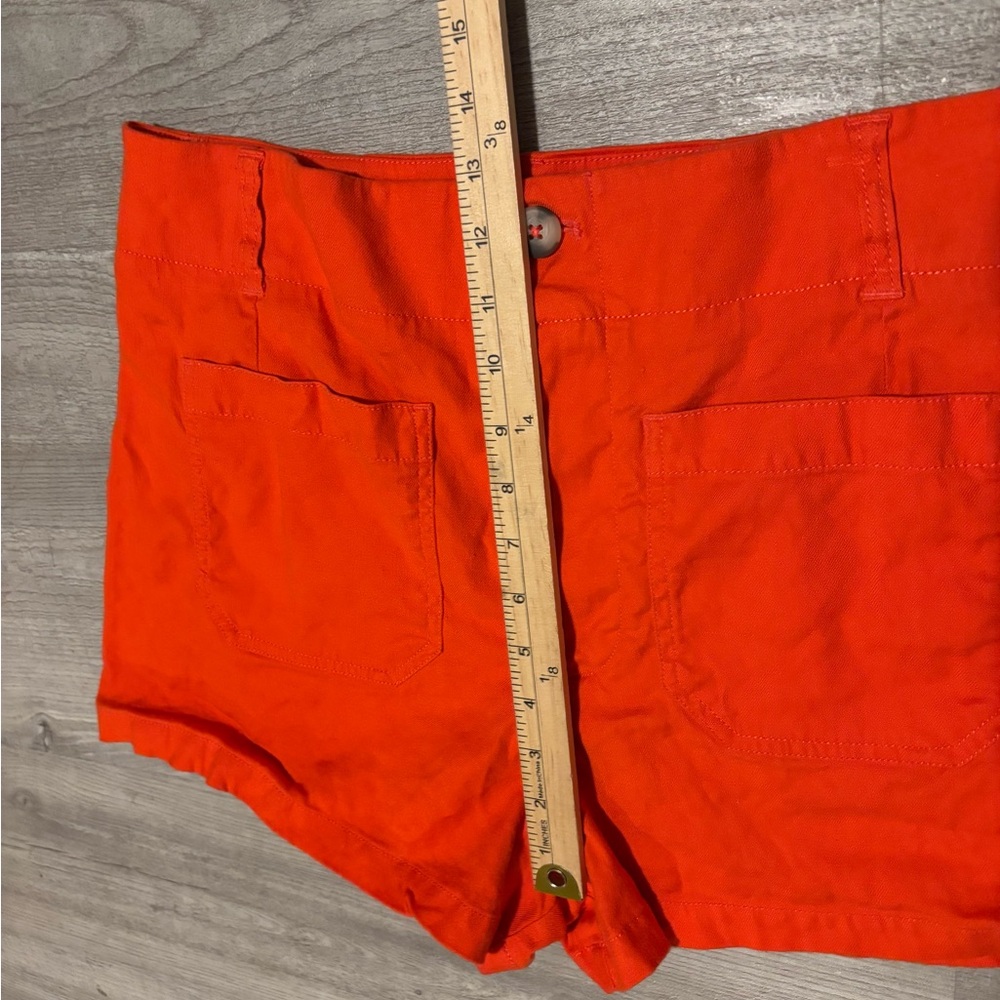 Maeve Anthropologie The Colette Shorts Size 32 Orange High Waisted Pockets Boho - Picture 6 of 6
